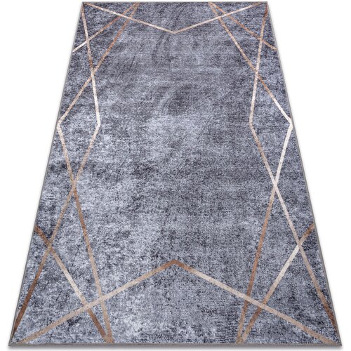 RugsX Preproge MIRO 51233.809 pralna preproga geometrična protiz 160x220 cm Siva Cene
