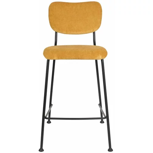 Zuiver Oker rumeni barski stoli v kompletu 2 ks 92 cm Benson –