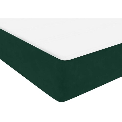 Box Spring krevet s madracem tamnozeleni 80x220 cm bar&amp;scaron;un Slike