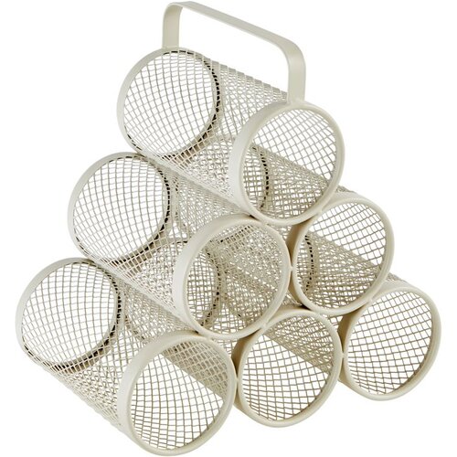 Five STALAK ZA 6 BOCA MAYAJ 30X18,5X28CM METAL BEŽ Cijene