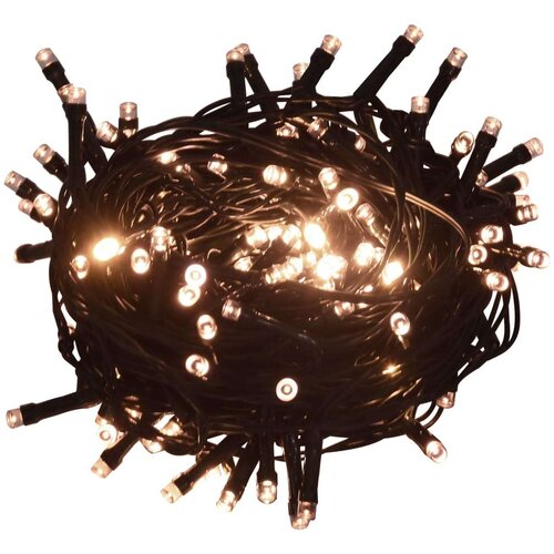 vidaXL svjetlosna traka s 400 led žarulja 40 m 8 efekata topla bijela Cijene