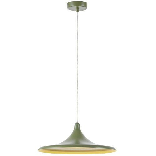 Marksl&amp;ouml;jd Zelena metalna LED viseća svjetiljka s mogućnosti zatamnjivanja &amp;oslash;37x13 cm Beam &amp;ndash; Slike