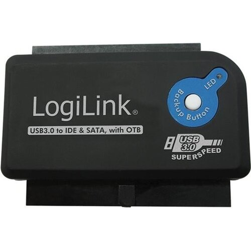 Logilink USB 3.0 to IDE SATA adapter with OTB, AU0028A Cene