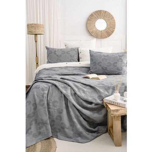  italo - anthracite anthracite double bedspread set Cene