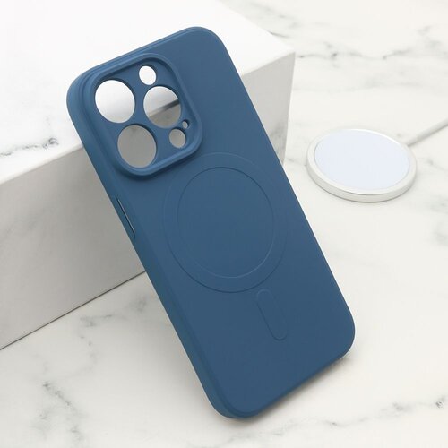  Maska VELVET TOUCH MagSafe za iPhone 14 Pro/ plava Cene