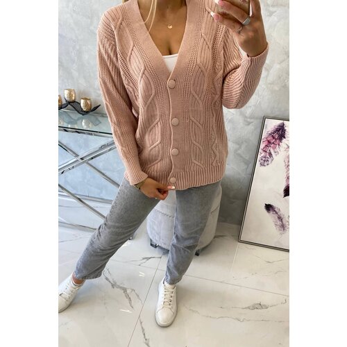Kesi Sweater with wide sleeves powder pink Cijene