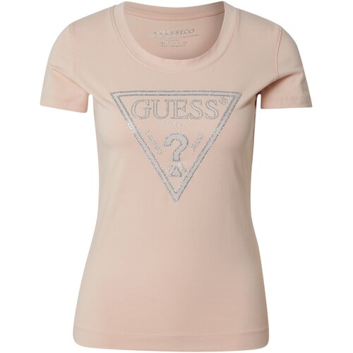 Guess Majica svijetlosiva / ros&amp;eacute; / srebro Slike
