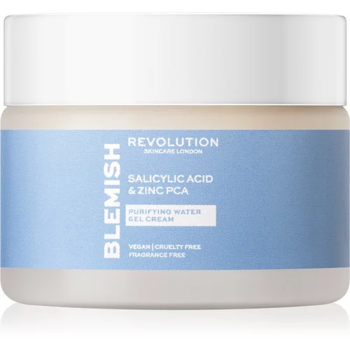 Revolution blemish salicylic acid & zinc pca purifying gel cream gel za problematično kožo 50 ml za ženske