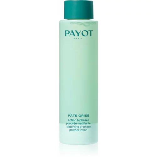 Payot Pâte Grise Mattifying Bi-Phase Powder Lotion čistilna voda za obraz za mastno in mešano kožo 200 ml