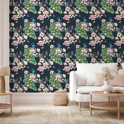  Tapeta - Magnolias and Peacocks 50x1000 Premium Cene