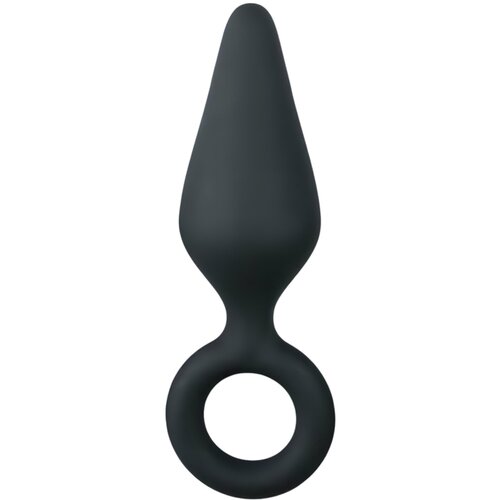 EasyToys - Anal Collection Črn analni čep z obročkom - majhen Slike