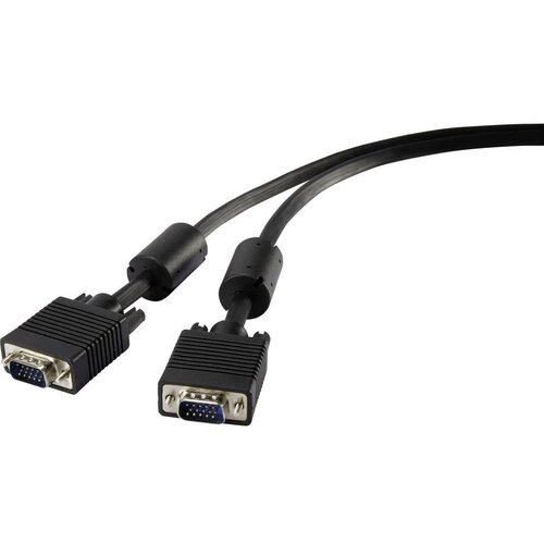 Renkforce SVGA priključni kabel [1x VGA-vtič - 1x VGA-vtič] 1.80 m črne barve (20416701) Cene