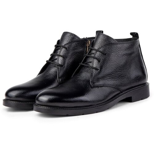 Ducavelli Jaka Genuine Leather Rubber Sole Long Men's Boots, High Top Boots, Boots Cene