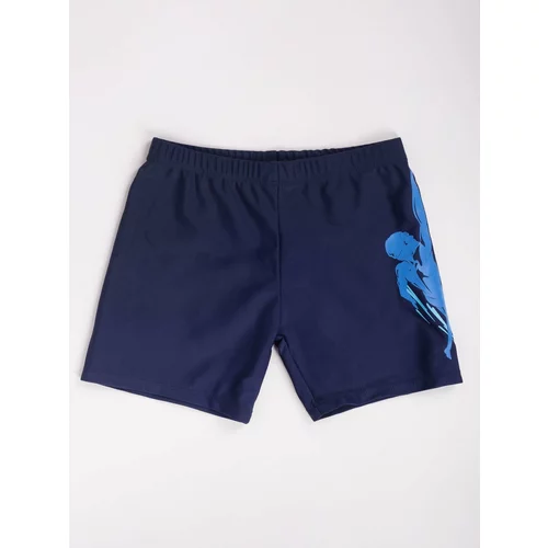 Yoclub Kids's Swimsuit LKS-0069C-A100 Navy Blue