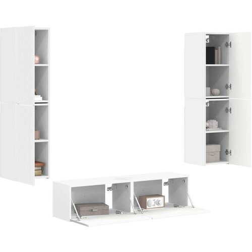 3 pcs Bela - - Bela - 56.59 - 30 x 31 x 60 cm - 2025-vidaXL-Uvoz_2 Slike