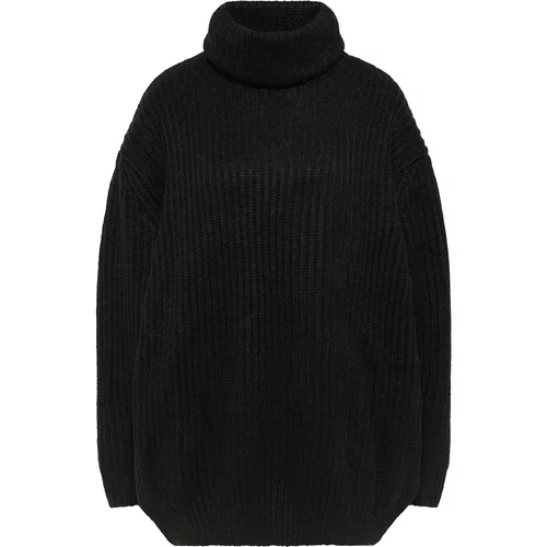 RISA Širok pulover črna