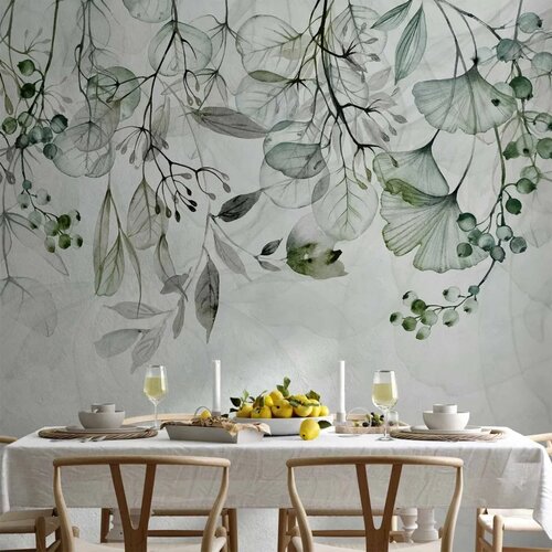  Foto tapeta - Foggy Nature - Green 441x315 Slike