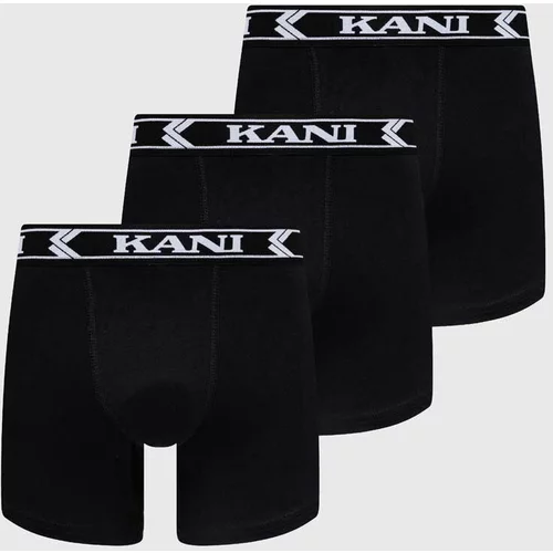 Karl Kani Boksarice 3-pack moški, črna barva