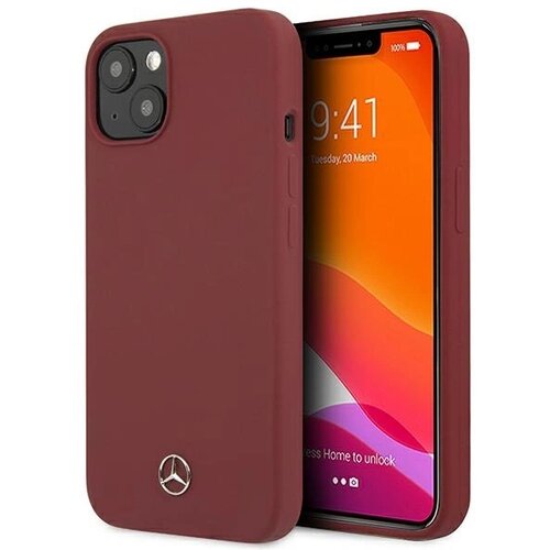Mercedes HARDCASE SILIKONSKI OVITEK LINE ZA IPHONE 13 MINI 5,4 INČA RDEČ, (21896791) Cene