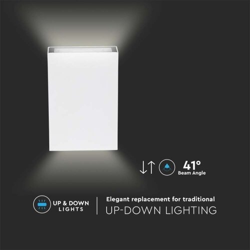  LED spolja&amp;scaron;nje zidno svetlo LED/4W/230V 6400K IP65 belo Slike