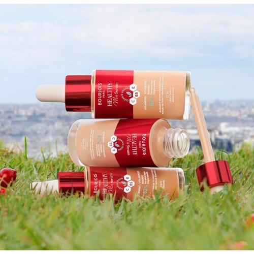 Bourjois Healthy Mix Clean &amp;amp; Vegan Serum puder 30 ml Odtenek 51.2w golden vanilla Slike