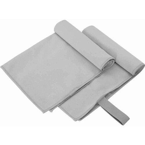 vidaXL Športne brisače 2 pcs Siva 50 x 30 cm Poliester in poliamid Cene