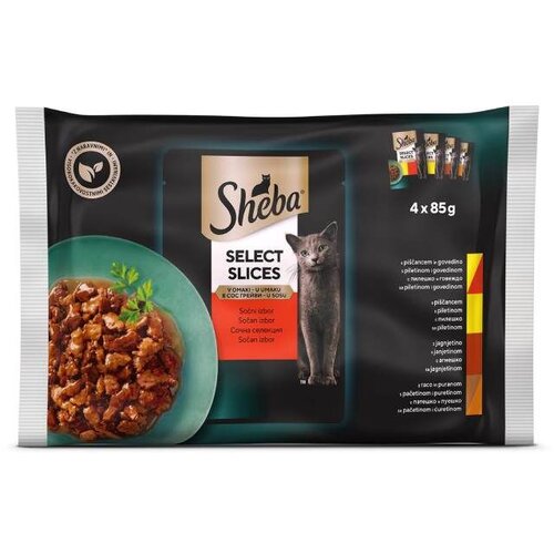 Sheba Kesice za mačke 4 vrste mesa 85g Cene