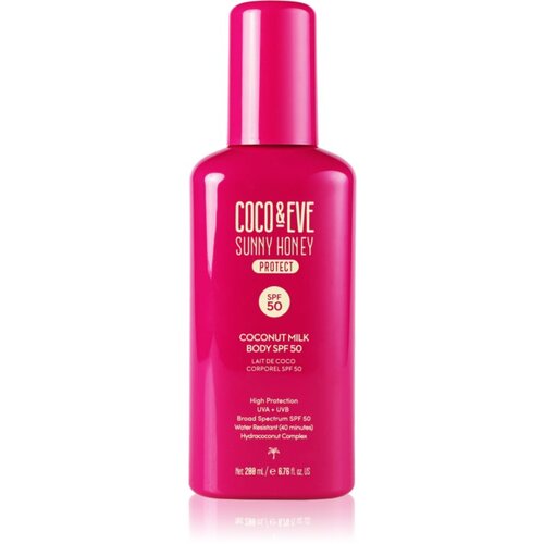 Coco & Eve Sunny Honey Coconut Milk Body SPF50 losjon za sončenje SPF 50 200 ml Cene