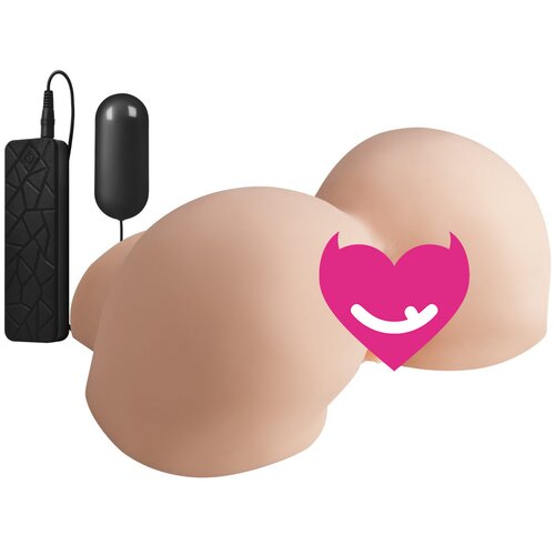 Nmc XXX To-Go Rachel Pussy & Ass Vibrating Masturbator with Controller Cene