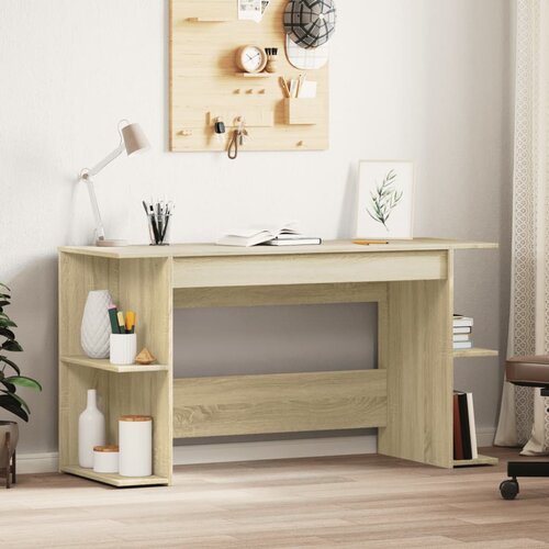 vidaXL Radni stol boja hrasta sonome 140x50x75 cm konstruirano drvo Cijene