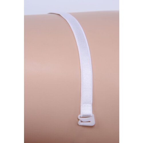 Julimex Tekstilne naramenice 10 mm bijele Slike