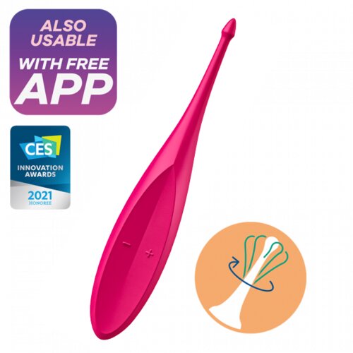 Satisfyer VIBRATOR Twirling Fun Magenta, (20931635) Slike