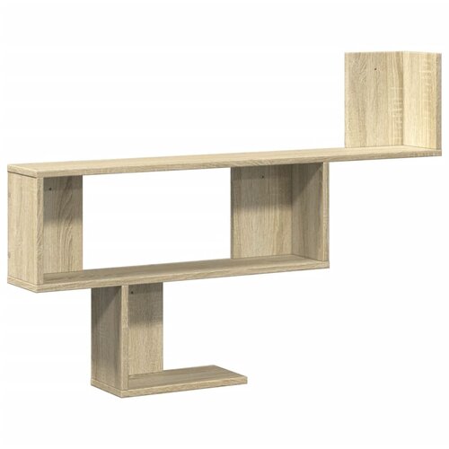 Maison Chic Stenska polica - Viseča Polica sonoma hrast 100x15x70 cm inženirski les, (21794181) Slike