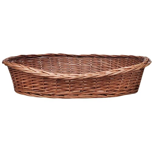 VidaXL ko&amp;scaron;ara za psa / krevet za ljubimce od vrbe prirodna boja 90 cm Slike
