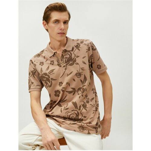 Koton Polo T-shirt - Ecru - Slim fit Slike