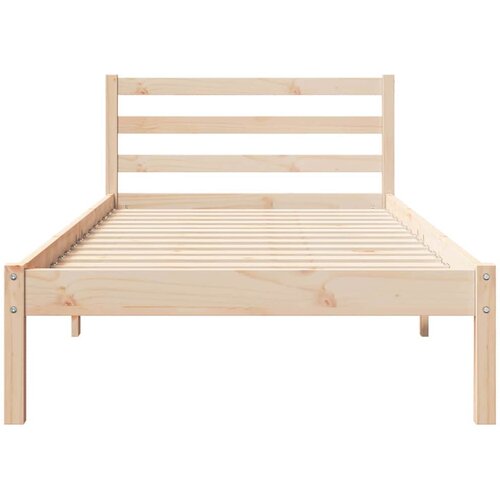  Krevetna konstrukcija s uzglavljem Smeđa 215,5 x 85,5 x 69,5 cm Slike