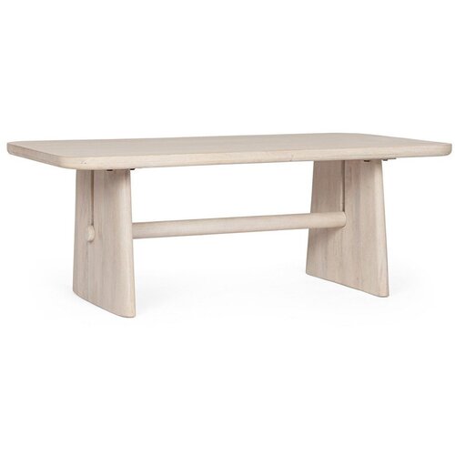 BIZZOTTO Stolić za kavu od masivnog manga u svijetloj prirodnoj boji 60x110 cm Elisheva &amp;ndash; Slike