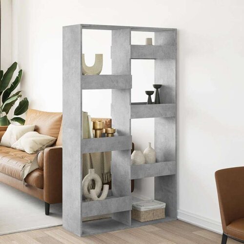 vidaXL Pregrada za prostor betonsko siva 100x33x175 cm inženirski les Cene