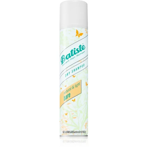 Batiste Natural & Light Bare suhi šampon za upijanje prekomjernog lučenja sebuma i osvježenje kose 200 ml