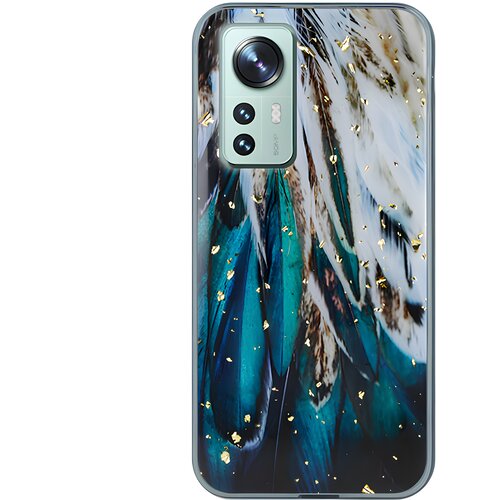  Silikonska maska Glam Feathers za Samsung Galaxy S20 FE / Galaxy S20 FE 5G / Galaxy S20 Lite - Zelena KP40632 Cijene