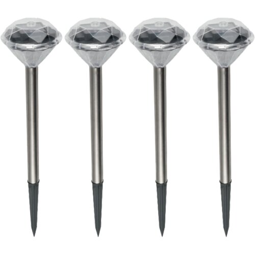 Home Solarna vrtna LED lampa, metalna, set 4 komada, 200 mAh &ndash; MX 802/4 Cijene