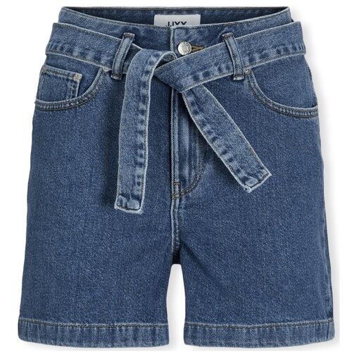 JJXX Kratke hlače & Bermuda Celen Shorts - Medium Blue Denim Modra Cene