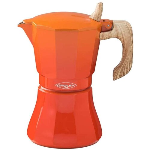  Talijanska Moka za Kavu Oroley Petra 9 Šalice Oranžna Aluminij Cijene