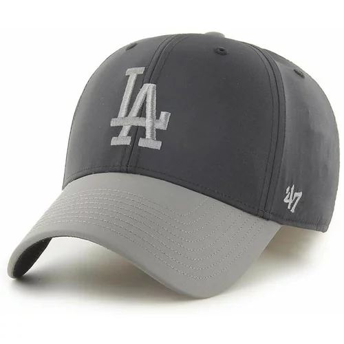 47 Brand Kapa sa šiltom MLB Los Angeles Dodgers boja: siva, s aplikacijom