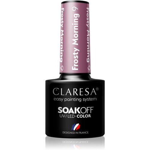 Claresa SoakOff UV/LED Color Frosty Morning gel lak za nokte nijansa 9 5 g Slike