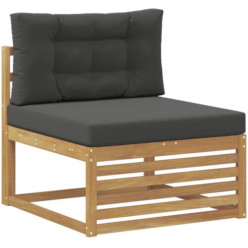  Set vanjskih sofa 7 kom. Bijela i antracit Smeđa 404 x 166,5 x 73 cm Slike