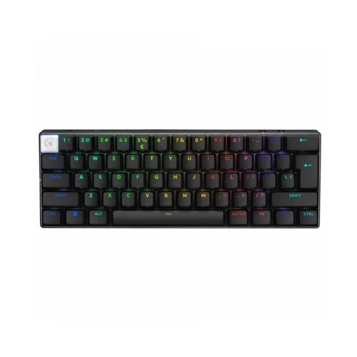 Logitech G PRO X 60 LIGHTSPEED Wireless Gaming Keyboard (Tactile) - BLACK - US INT'L - 2.4GHZ/BT - EMEA28-935 - TACTILE SWITCH Slike