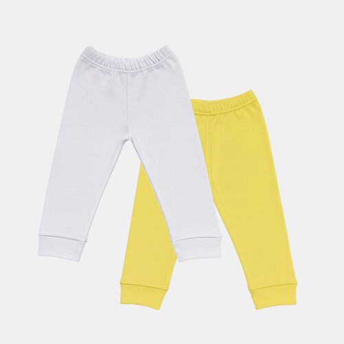 Mafimi Pamučne Pantalonice set od 2 - žuta/ bela Cene