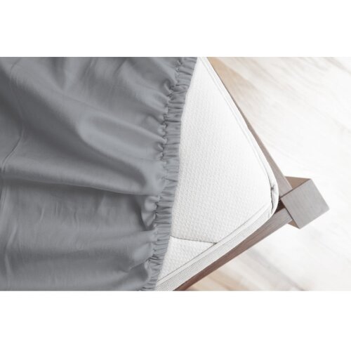 Good Morning Siva napenjalna flanelna rjuha 90x200 cm &amp;ndash; Slike