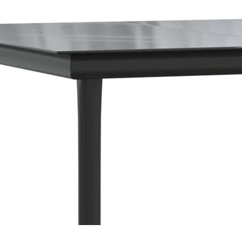 vidaXL 7-dijelni vrtni blagovaonski set od PVC ratana crni Cene